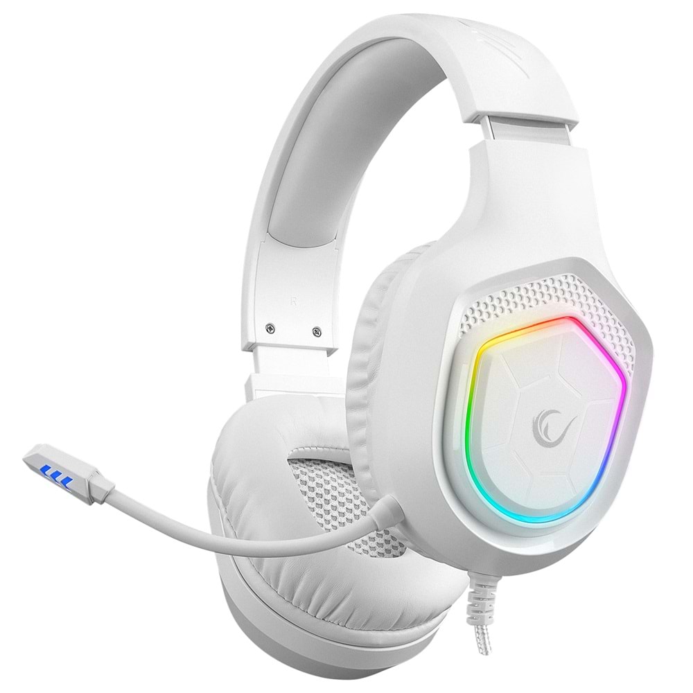 Rampage RM-K90 VECTOR RGB Led 3,5mm Gaming Mikrofonlu Oyuncu Kulaklığı