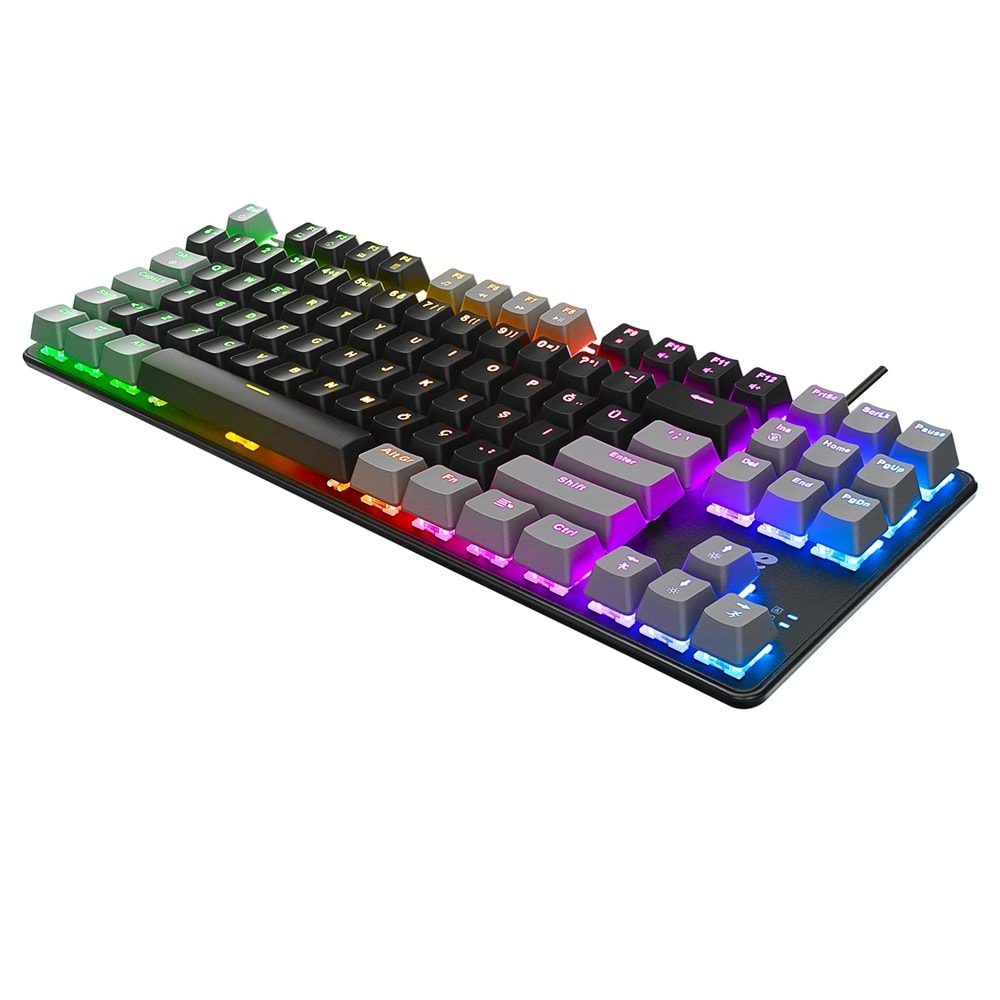 Acer eMachines EAK87 USB RGB Backlight RED SWITCH Mekanik Q 87 Tuşlu TKL Gaming Klavye