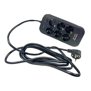 Rose GR-600-2M 6'LI Akım Korumalı 16A 3X2,5 MM Kablo 2 Metre Priz