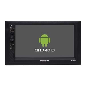 For-X X707A 7 Inç Androıd 4+64 Double Dın Bt/Usb/Carplay Oto Teyp