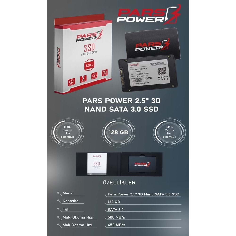 Pars Power PP-7PRO 128 GB 2.5