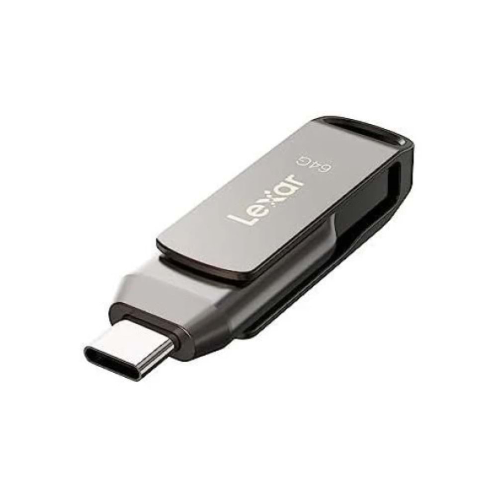 Lexar JumpDrive Dual Drive D400 LJDD40064G-BNQNG 64 GB Flash Bellek