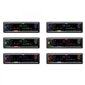 Reıss Audıo RS-MX88DSP App CONTROL/USB/DSP/BT/MULTICOLOR/FM/AUX/4X51W 4 Anfi Çıkışlı