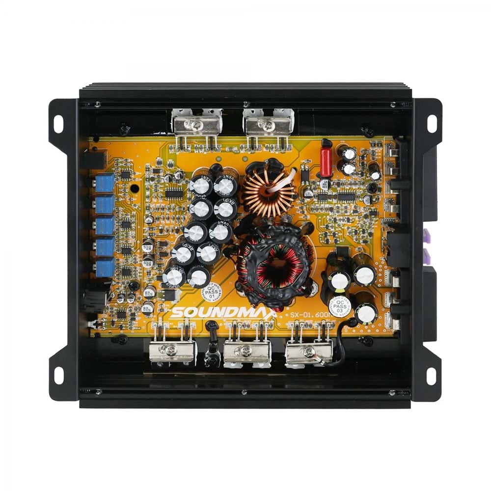 Soundmax SX-N600.1D 1 Ohm 600 Watt RMS Power Bas Kontrol Mono Oto Anfi