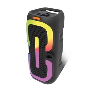 Maxron MXTune 16W Bluetooth Hoparlör Led Işıklı Ses Sistemi Parti Speaker Karaoke Özellikli