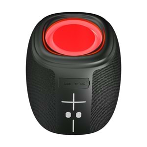 Mikado MD-888 CUBE Siyah 5W 1200mAh BT/TF/USB/LED Işıklı Speaker Hoparlör