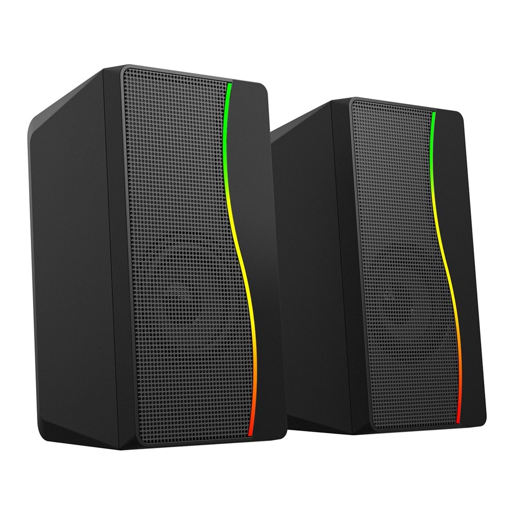 Mikado MD-254 2+1 25W(5w*2+15w) Usb+SD+Fm Bluetooth Destekli RGB Ses Sistemi