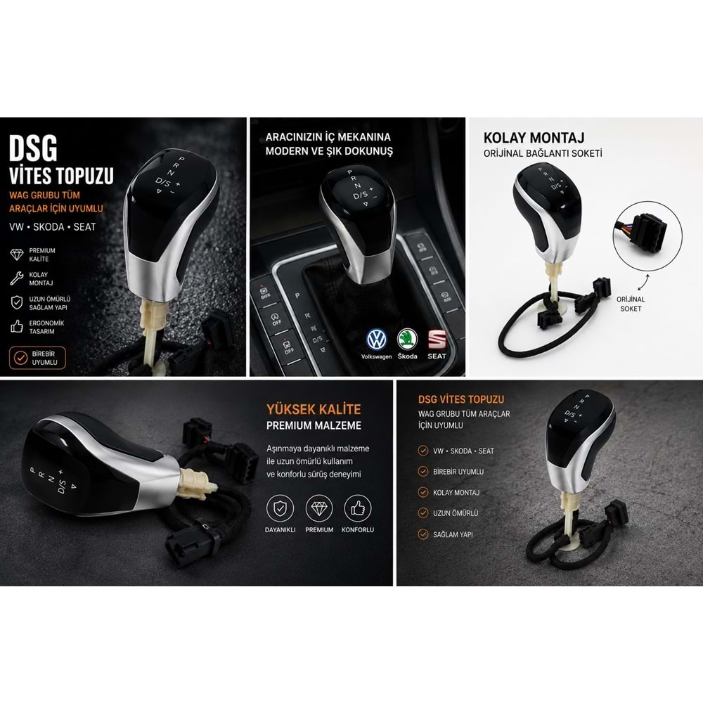 Noiser DSG Vites Topuzu Işıklı