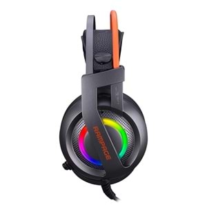 Rampage RM-X7 Tornado Usb Rgb 7.1 Siyah Cmedıa 100b Chipset Usb Rgb Led Efektli Oyuncu Mikrofonlu Kulaklık