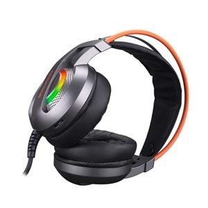 Rampage RM-X7 Tornado Usb Rgb 7.1 Siyah Cmedıa 100b Chipset Usb Rgb Led Efektli Oyuncu Mikrofonlu Kulaklık