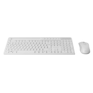 Everest KM-730 Beyaz Kablosuz Q Multimedia Klavye + Mouse Set
