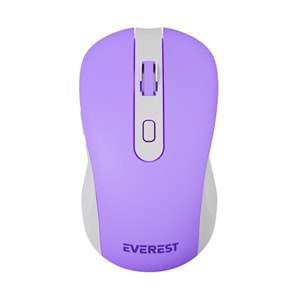 Everest KM-730 Mor/Beyaz Kablosuz Q Multimedia Klavye + Mouse Set