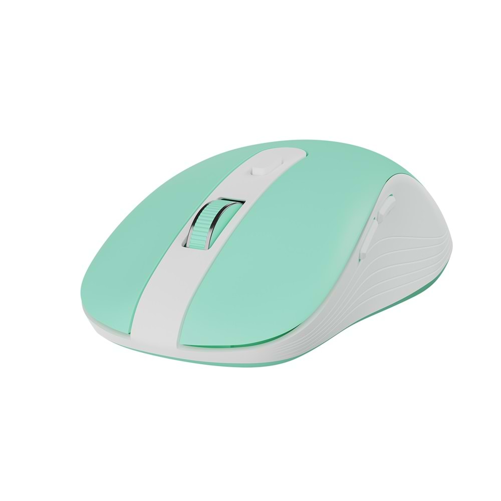 Everest KM-730 Yeşil/Beyaz Kablosuz Q Multimedia Klavye + Mouse Set