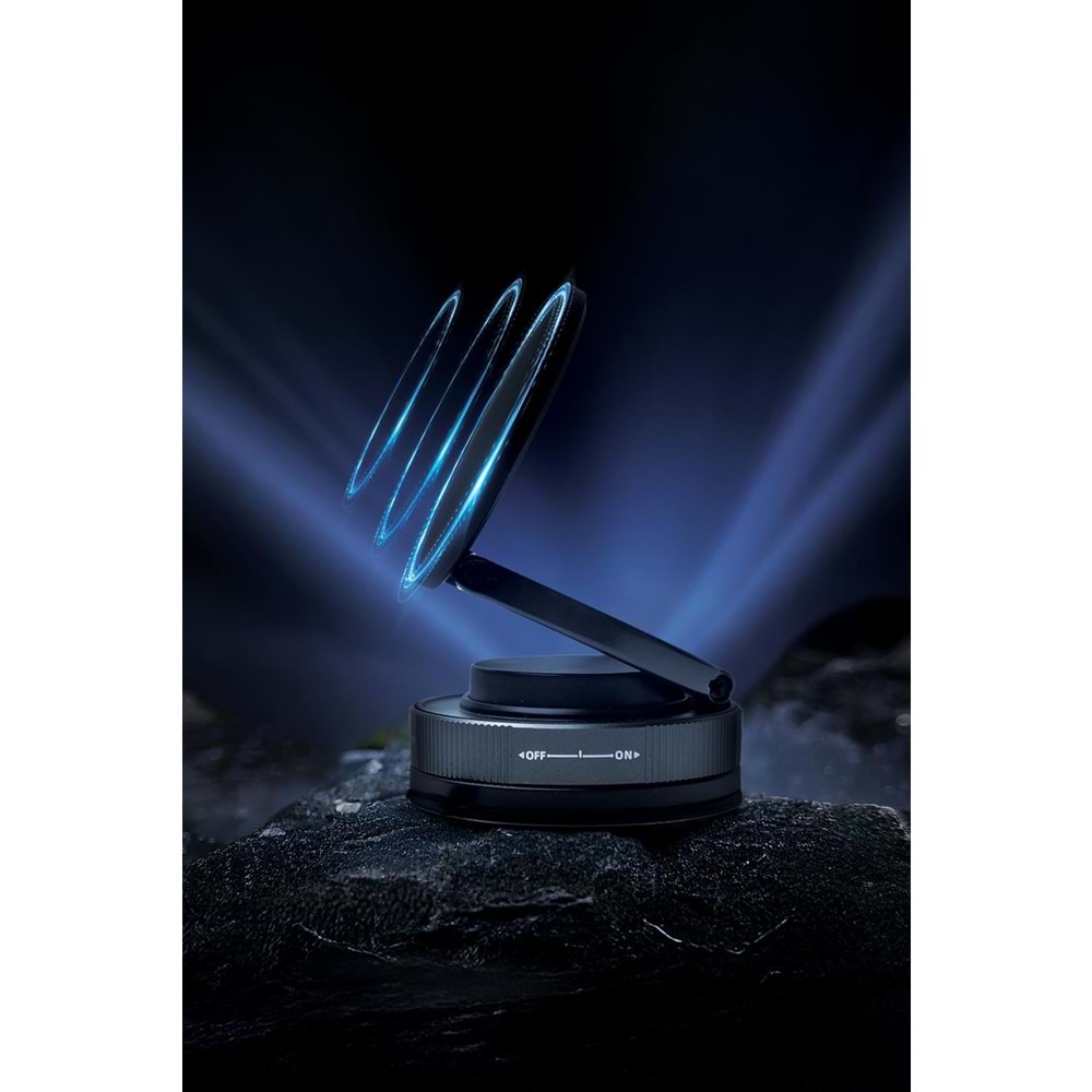 Powerway TT77 Yüksek Kaliteli Manyetik Araç İçi Telefon Tutucu Katlanabilir 360 Derece Açı