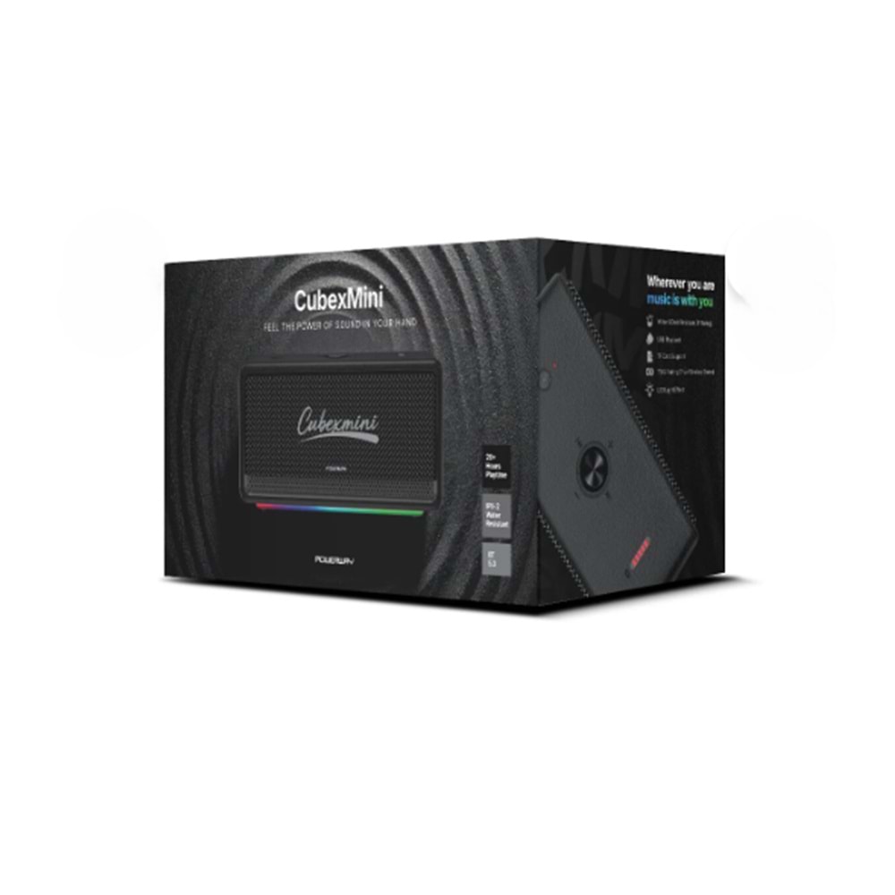 Powerway CubexMini Bluetooth Hoparlör