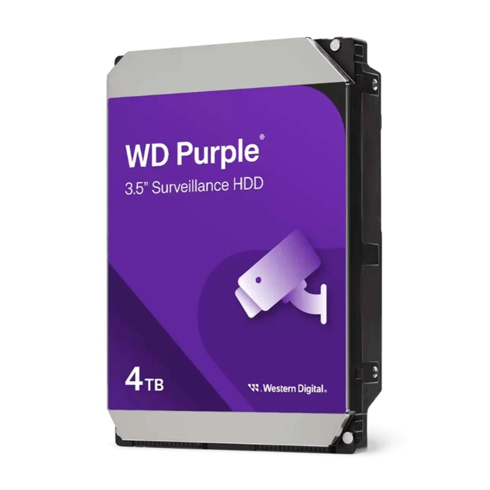 WD 4TB Purple 256MB 5400Rpm WD43PURZ (7/24) Güvenlik Diski