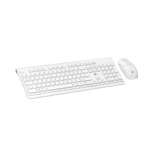 Lenovo Lecoo KW203 Kablosuz Türkçe Q Klavye & Mouse Set Beyaz