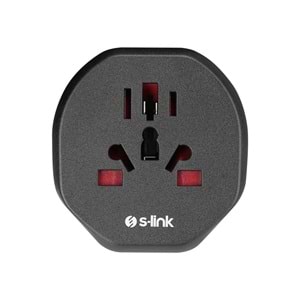 S-link SW-KC019 Universal - Türk Çevirici Çevirici Priz Adaptör