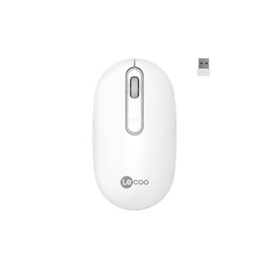 Lecoo WS207 Kablosuz 1600DPI 4 Tuşlu Optik Mouse Beyaz