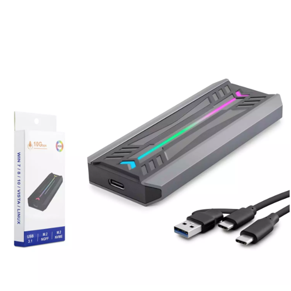 Bawerlink BW-1775 Ssd Kutu Type-C3.1 + Usb3.0 Nvme M2 Chip Rtl9210