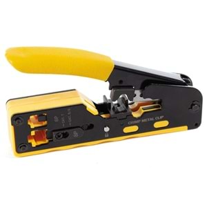 Taplin TK-812 Cat5/Cat6/CAT7 EZ-RJ45-RJ11 Konnektör Sıkma Pensesi