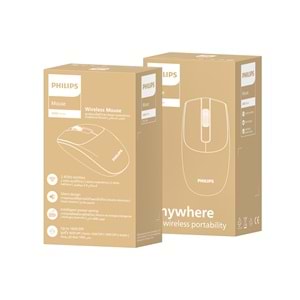 Philips SPK7398 Pembe Sessiz Optik Kablosuz Mouse