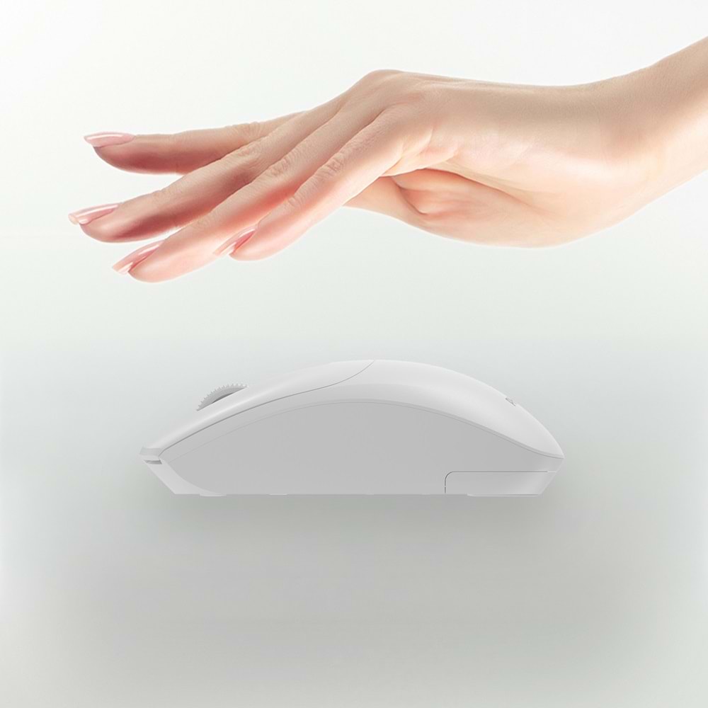 Philips SPK7398 Beyaz Sessiz Optik Kablosuz Mouse