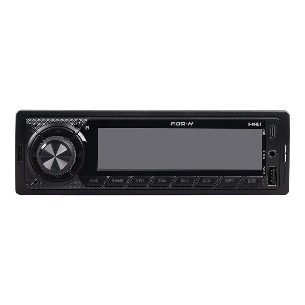 For-X X-404BT USB/SD/FM Bluetooth 5.1 VA-LCD Ekran Oto Teyp