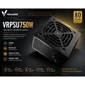 Versatile VRPSU750W 750 Watt 80 Plus Psu Power Supply