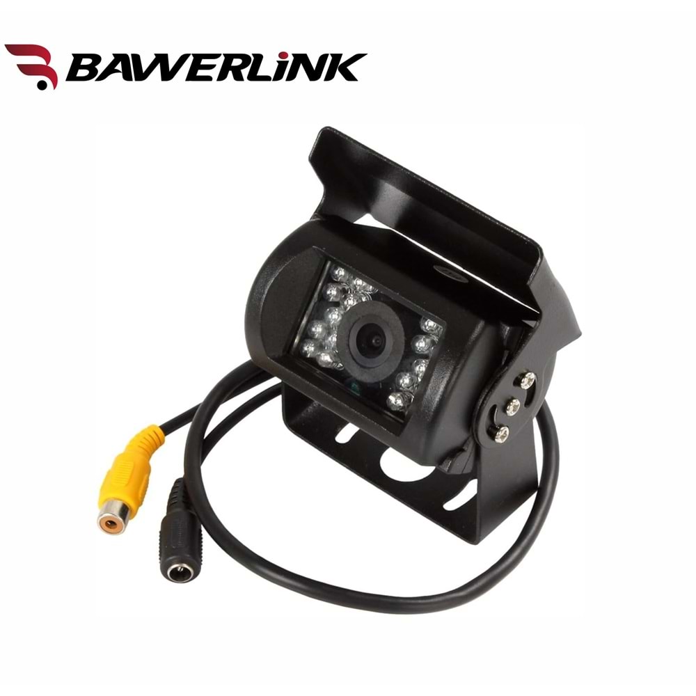 Bawerlink-BW-37 Ahd & Analog Kamyon İş Makinesi Arka Büyük Kasa Gece Görüşlü Kamera