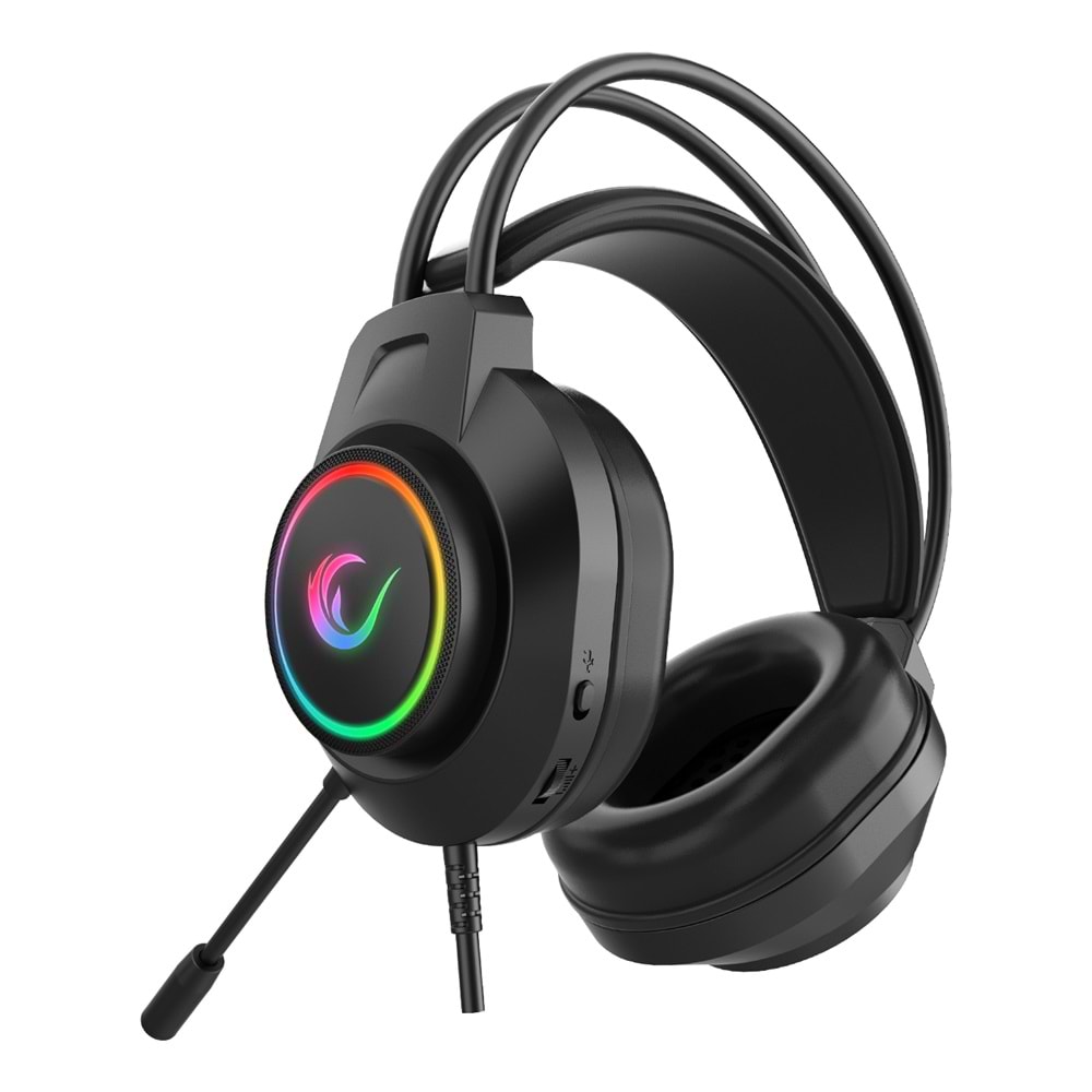Rampage RM-K55 Kipchak Siyah RGB Led 7.1 Gaming MikrofonluOyuncu Kulaklığı