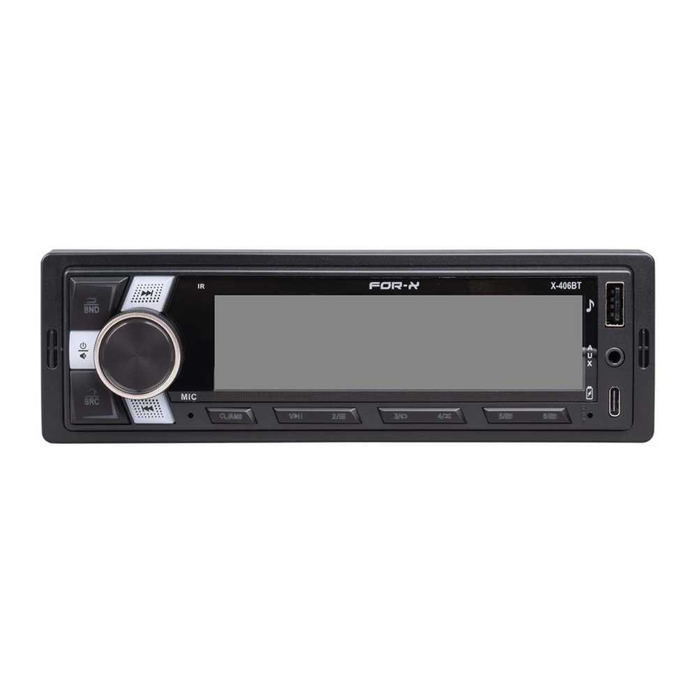 For-X X-406BT VA-LCD Ekran Bluetooth 5.1 Oto Teyp