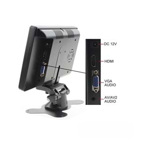 Bawerlink BW-2018 7 İnç Vga/Hdmı/Araç İçi Oto Monitör