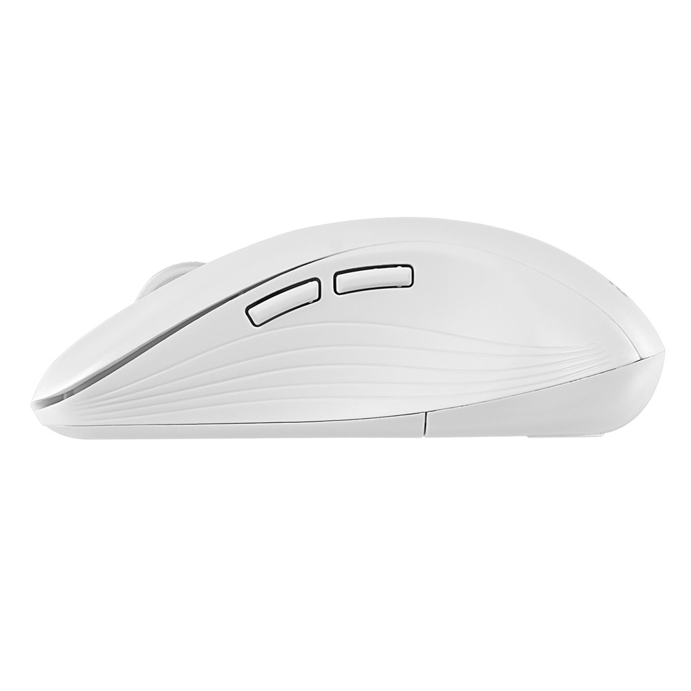 Everest KM-9676 Beyaz Multimedya Tablet-Telefon Standlı Klavye + Mouse Set