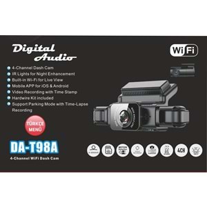 Digital Audio DA-T98A Araç İçi Kamera 4 Kameralı