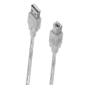 S-link SL-U2020 Usb2.0 2m Şeffaf Yazıcı Kablo