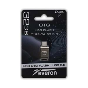 Everon EVR-OTG-32 32 GB TypeC USB OTG 3.0 Metal Flash Bellek