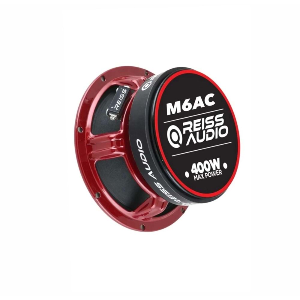 Reıss Audıo RS-M6AC 16 Cm 200 Rms 400 Watt Mıdrange Oto Hoparlör Metal Kapaklı