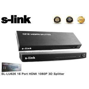S-link SL-LU626 16 Port HDMI 1080P 3D Splitter