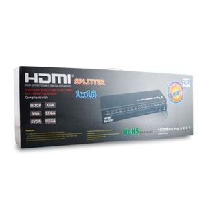 S-link SL-LU626 16 Port HDMI 1080P 3D Splitter