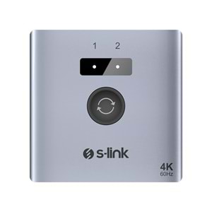 S-link SL-LU602 2 Port 4K 60HZ HDMI Çift Yönlü Switch