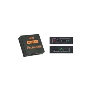 Taplin THS-102 2 Port Hdmi Çoğaltıcı 4K Hdmı Splitter 1 Giriş 2 Çıkış Hdmi Çoklayıcı