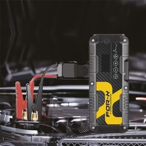 For-X X-12000A Powerbank Taşınabilir Şarjlı Jump Starter Lastik Şişirici Akü Takviyesi Şarj Seti