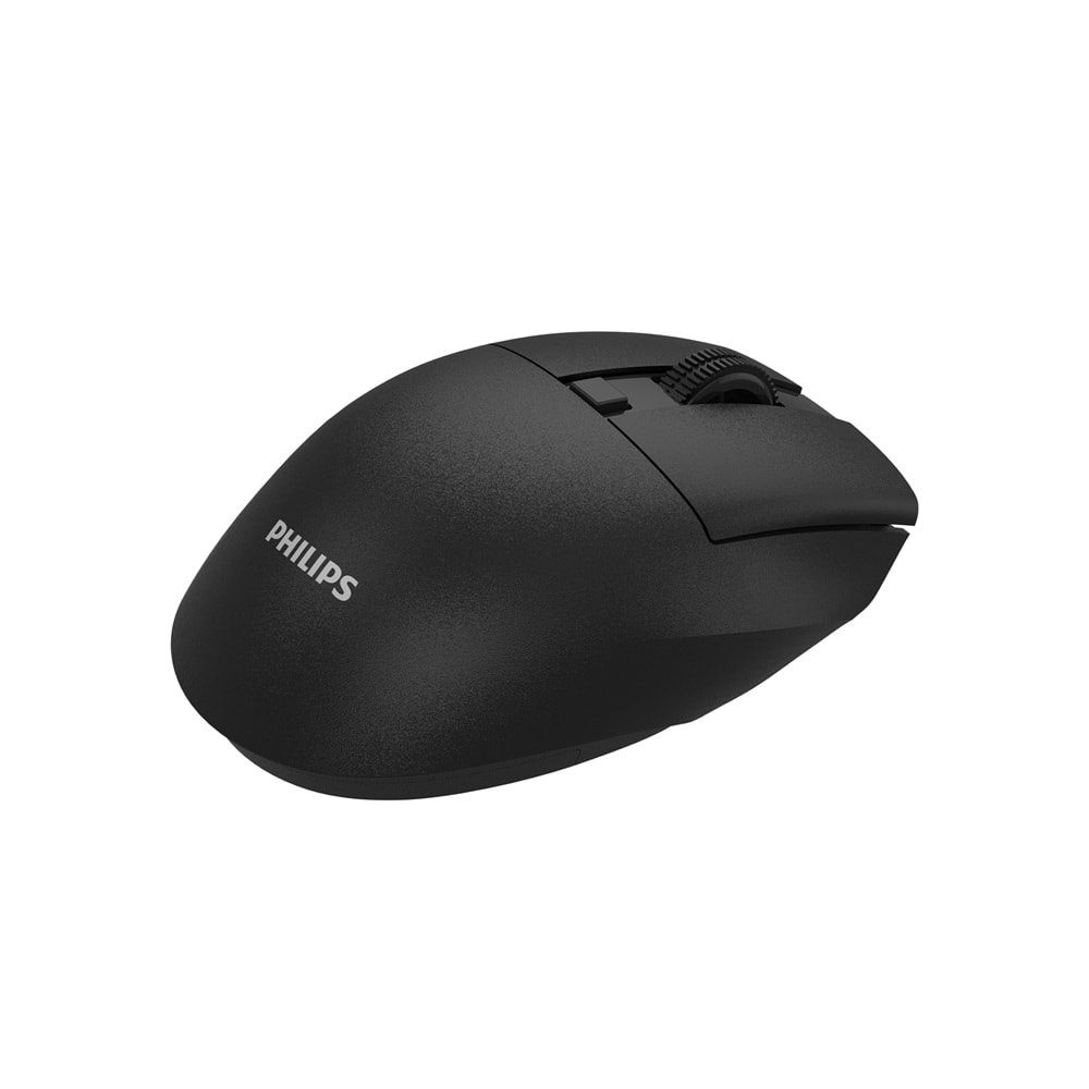 Phılıps SPK7528B Dual Mod 2.4 GHz + Bluetooth 1600DPI Ergonomik Sessiz Optik Mouse Siyah