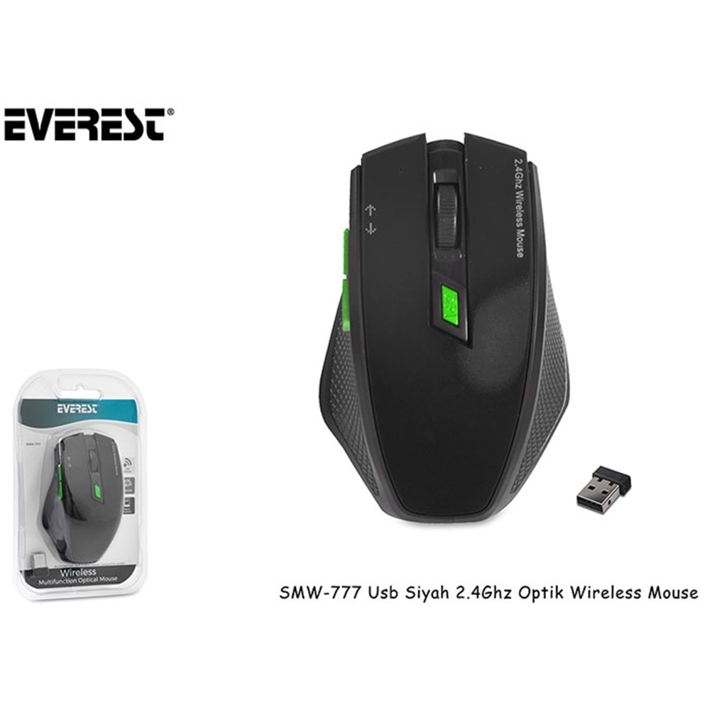 Everest SMW-777 Usb 2.4Ghz Optik Wireless Mouse