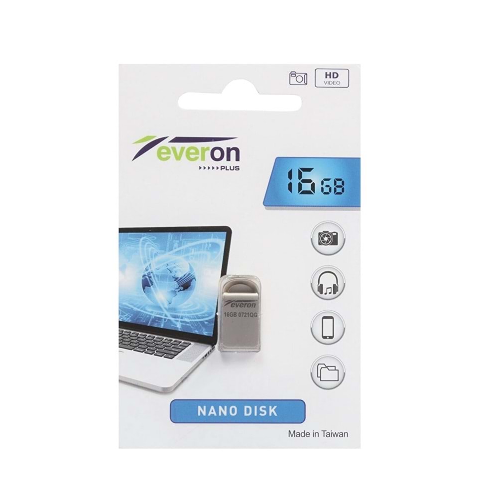 Everon 16 GB Usb Fit Nano 2,0 Mini Flash Bellek