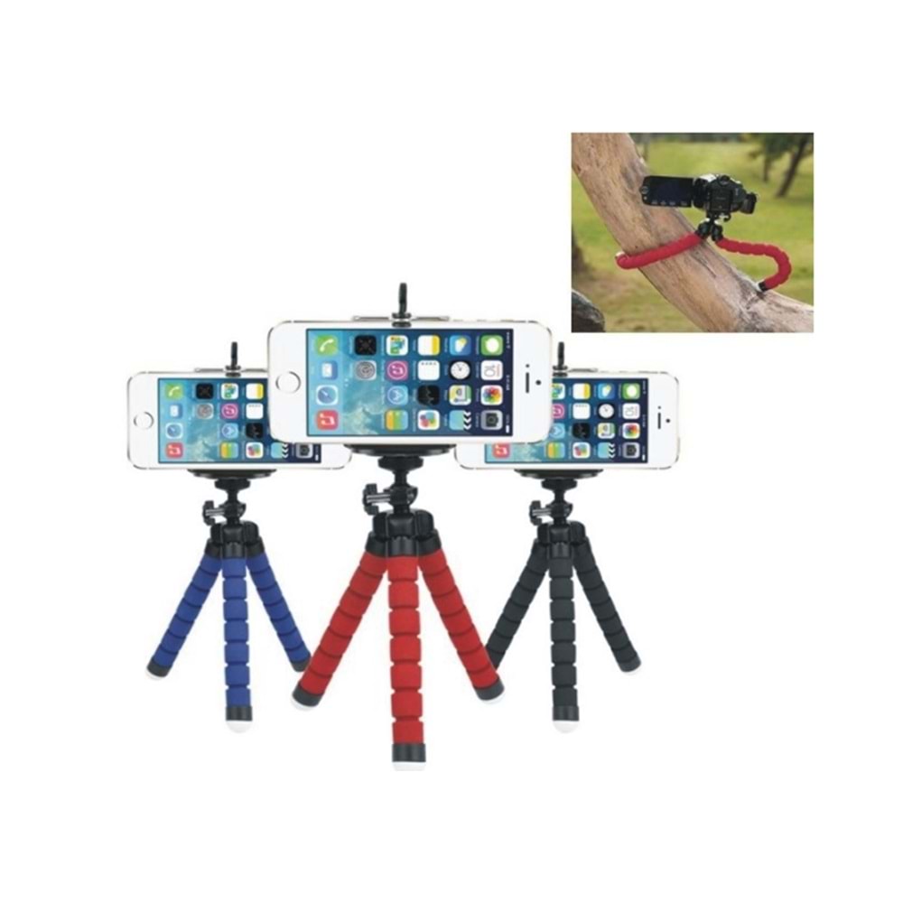 Concord T-1 Portatif Tripot Esnek Stand Selfie Flexi Pad