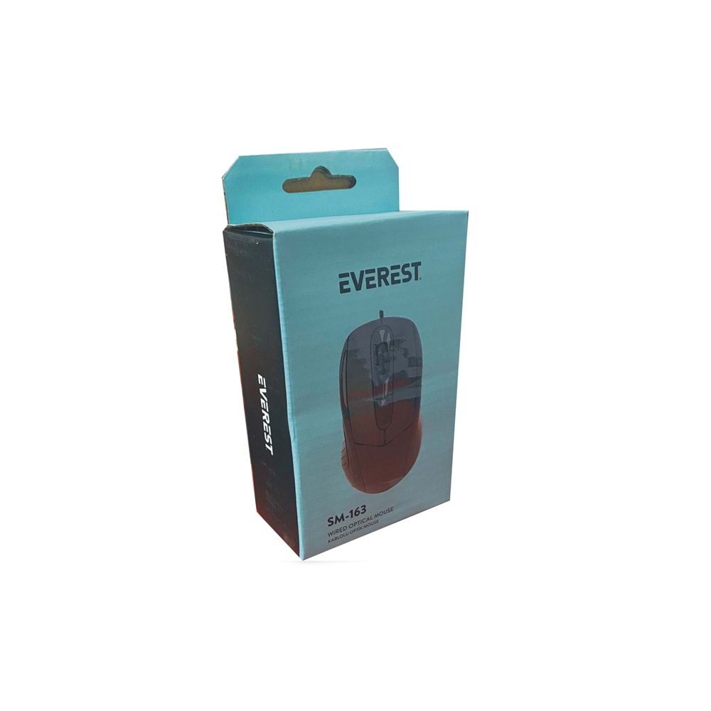 Everest SM-163 Usb Siyah Mouse