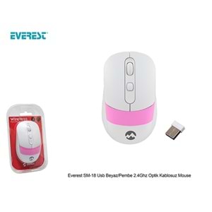 Everest SM-18 Usb 2.4Ghz Optik Kablosuz Mouse