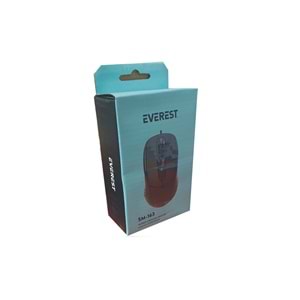 Everest SM-163 Usb Siyah Mouse